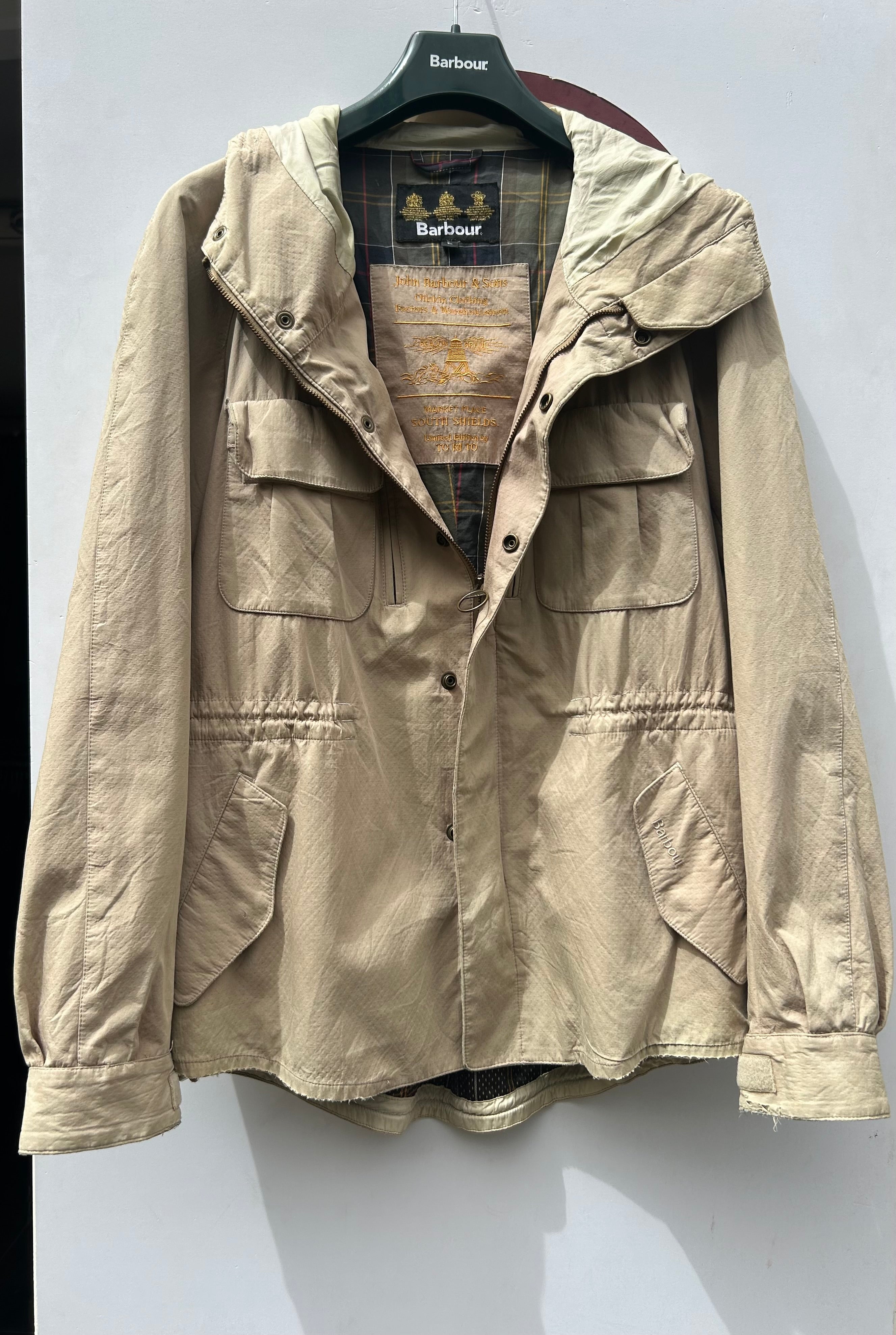 RARA Barbour TO KI TO Bicycle Jacket Large Beige Tokito Wax Jacket Siz –  Shop In London