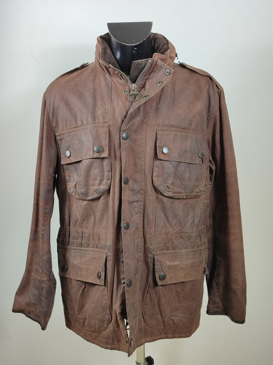 Barbour Giacca Uomo Barnard Marrone XL - Man Barnard Wax Brown Jacket size Xlarge