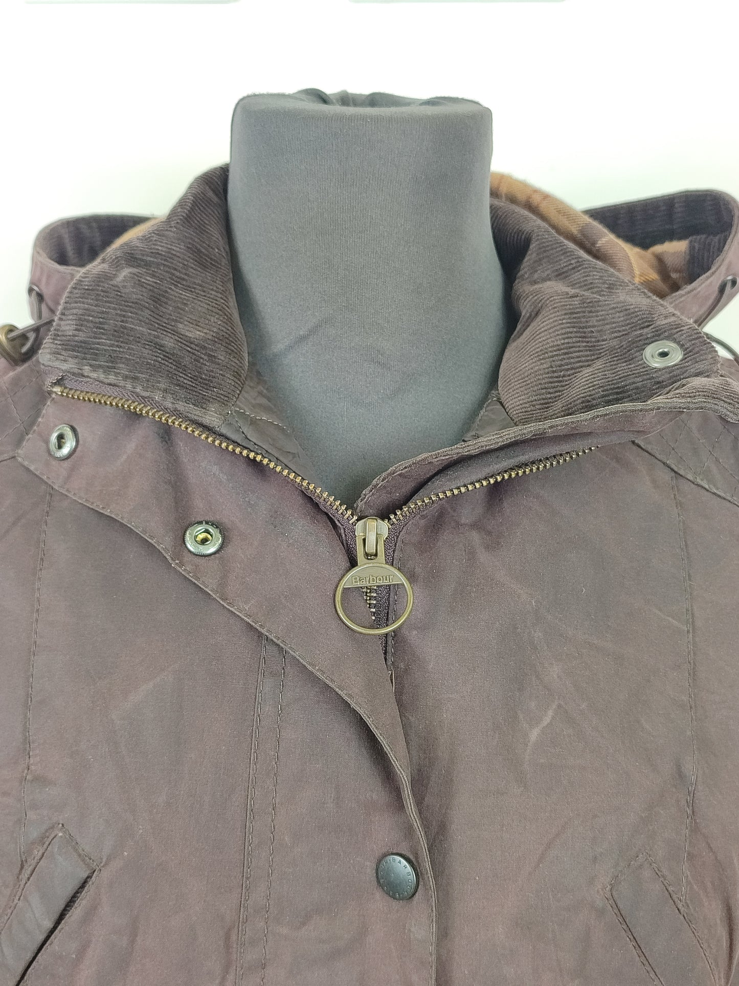 Giacca Barbour donna marrone Rebel UK8 XSmall Brown Lady Wax Rebel jacket XSmall tg.38