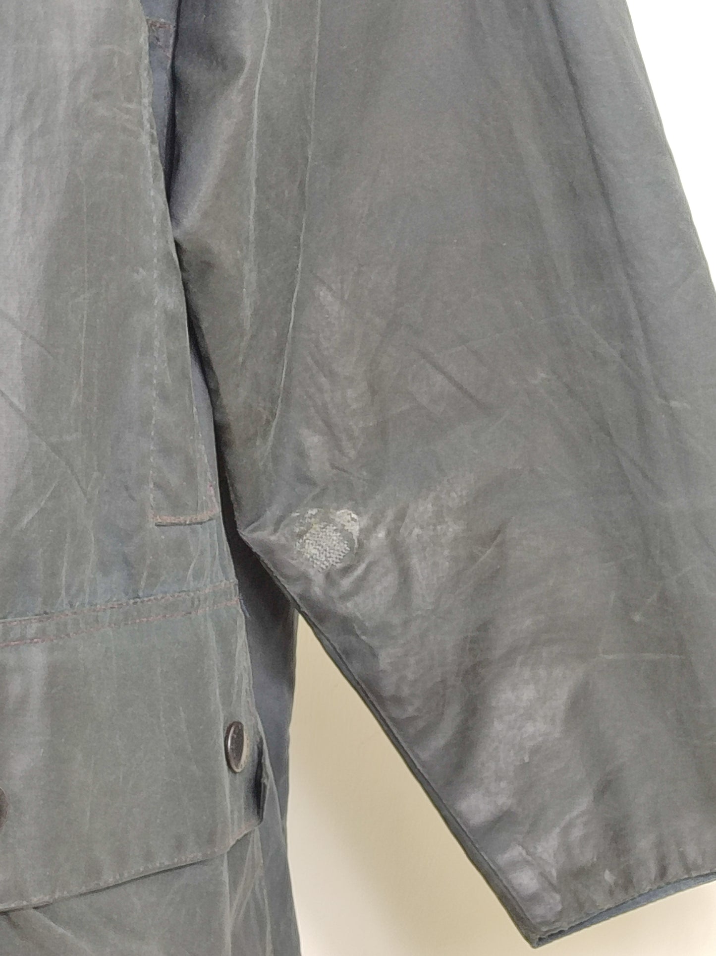 Barbour Giacca Beaufort vintage blu C52/132 cm Man Navy Wax Beaufort jacket XXXL