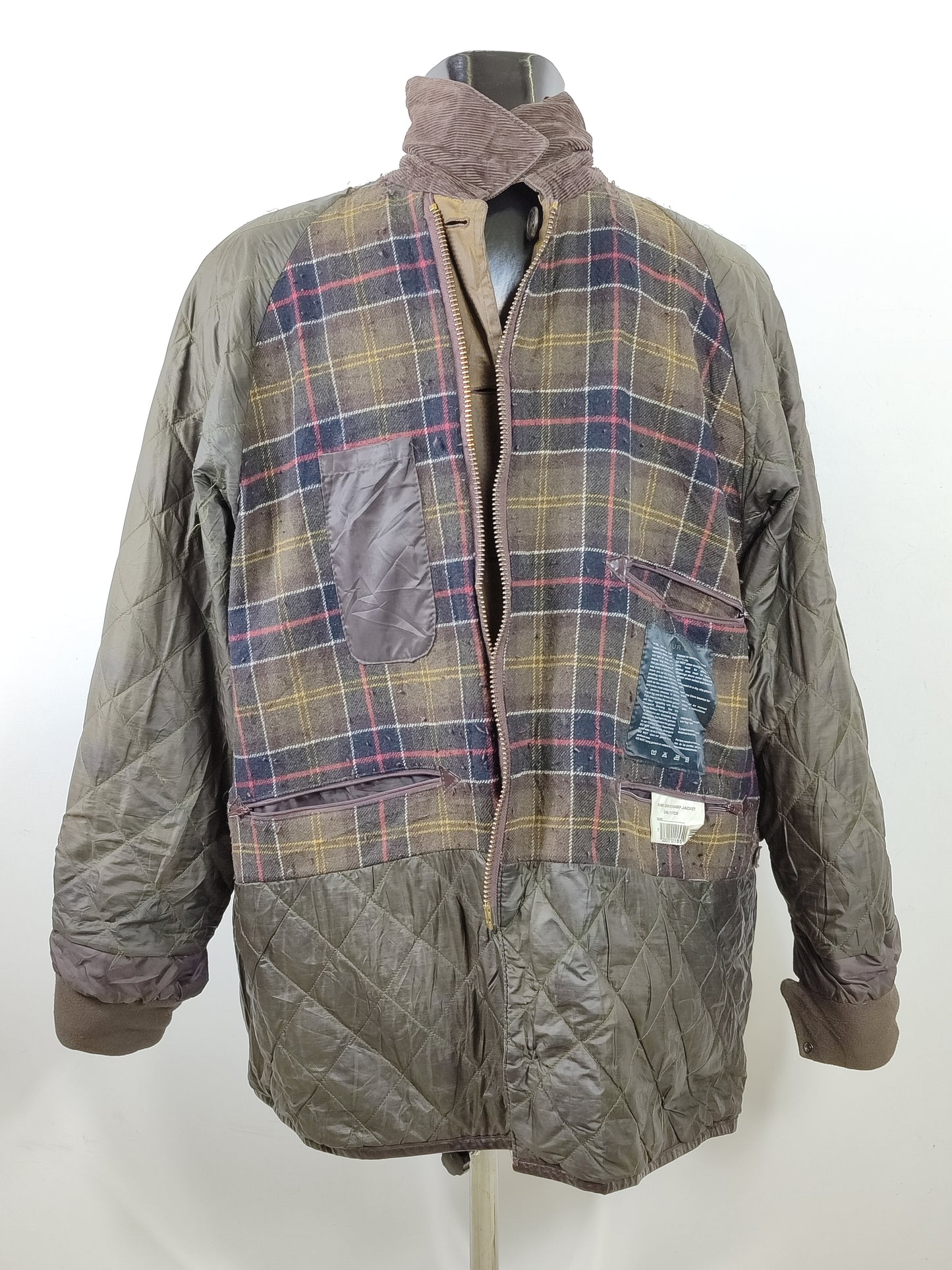 RARA Barbour Giacca Uomo Beauchamp verde C46/117 cm Olive Waxed Beauchamp coat size XL