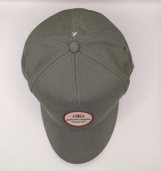 Cappello da Baseball in cotone verde Unisex taglia unica - Baseball cap in cotton green color