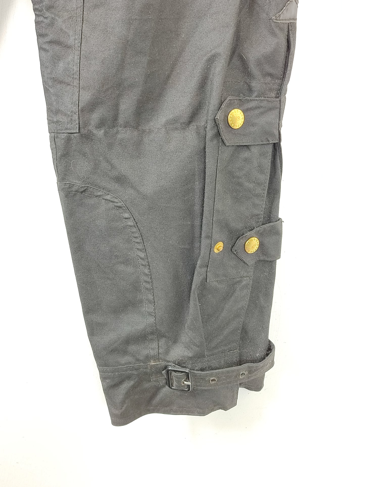 Pantaloni Barbour International cerati nero W38/97 cm Wax motorcycle black A8 trousers