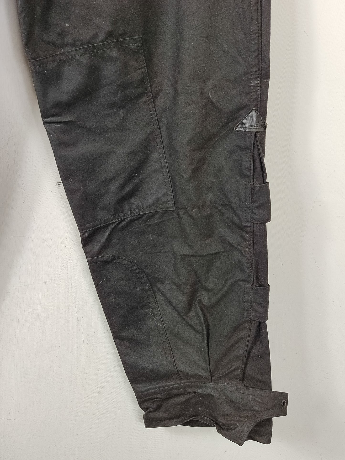 Pantaloni Barbour International cerati nero W38/97 cm Wax motorcycle black A8 trousers