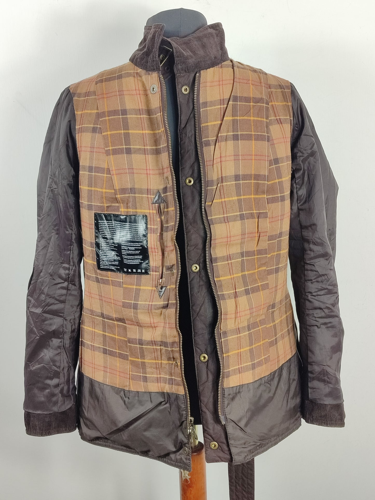 Giacca Barbour International Marrone Donna Medium UK14  -Lady International Brown UK14 Size M