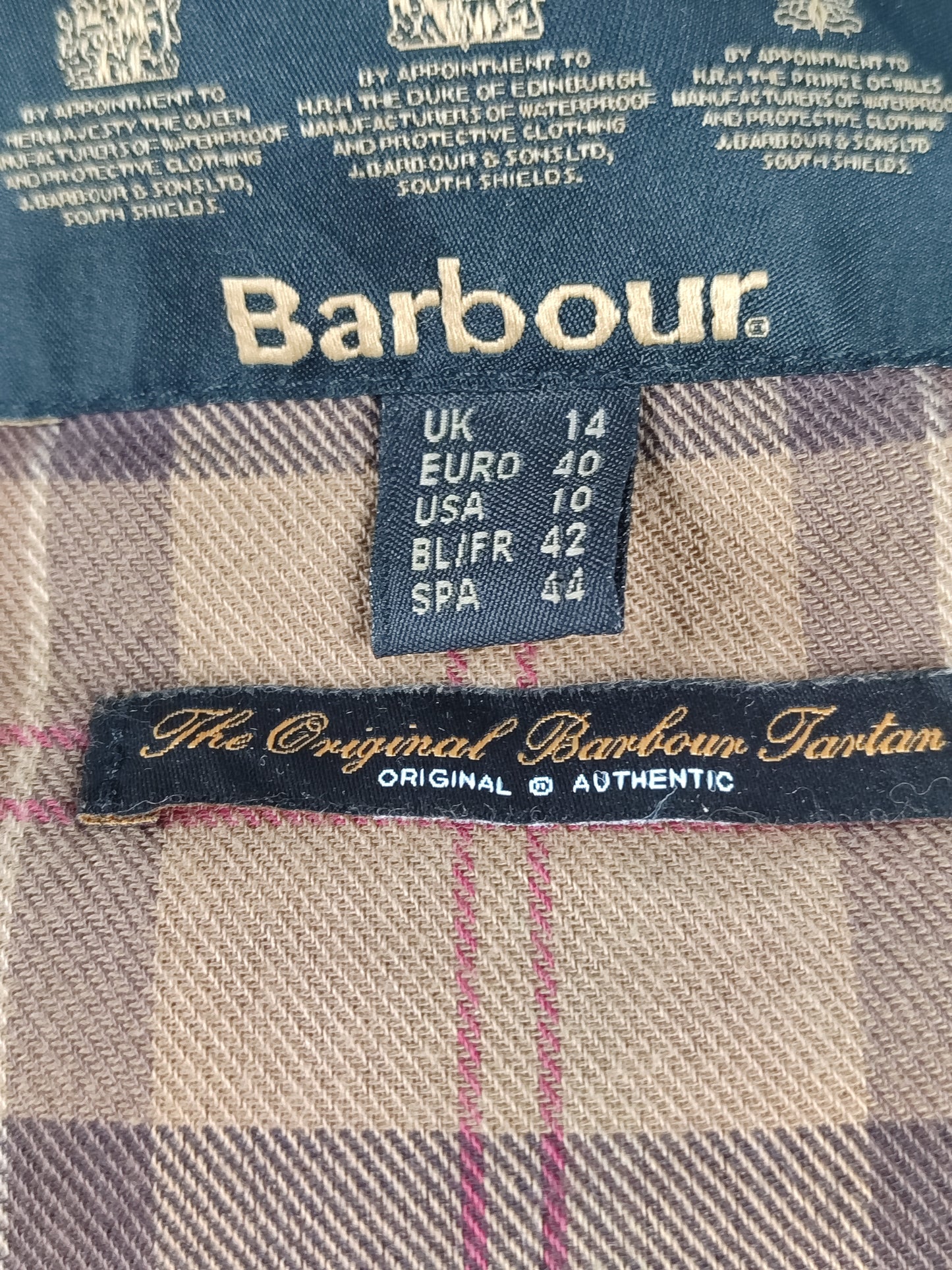 Giacca Barbour International Marrone Donna Medium UK14  -Lady International Brown UK14 Size M