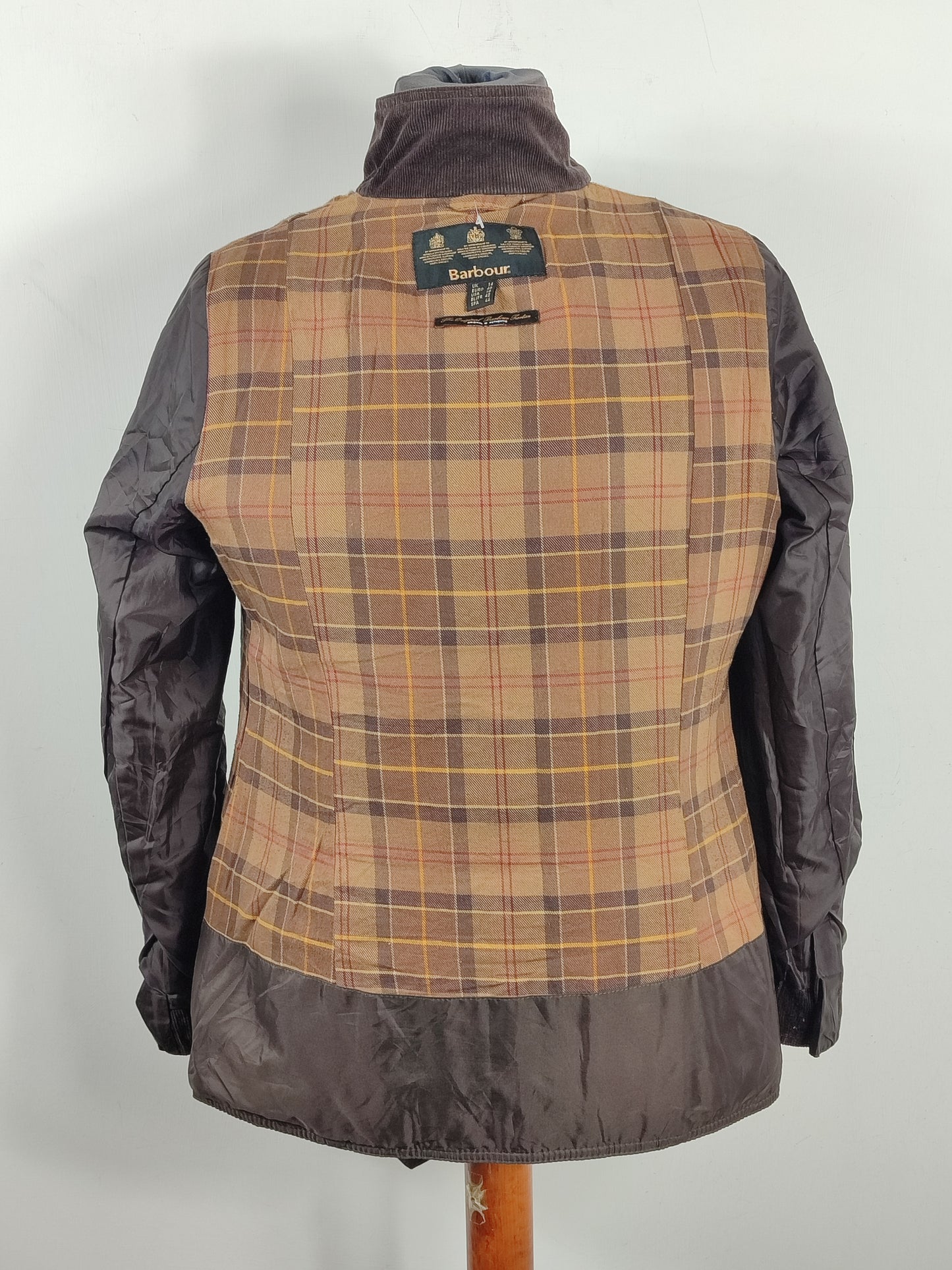 Giacca Barbour International Marrone Donna Medium UK14  -Lady International Brown UK14 Size M