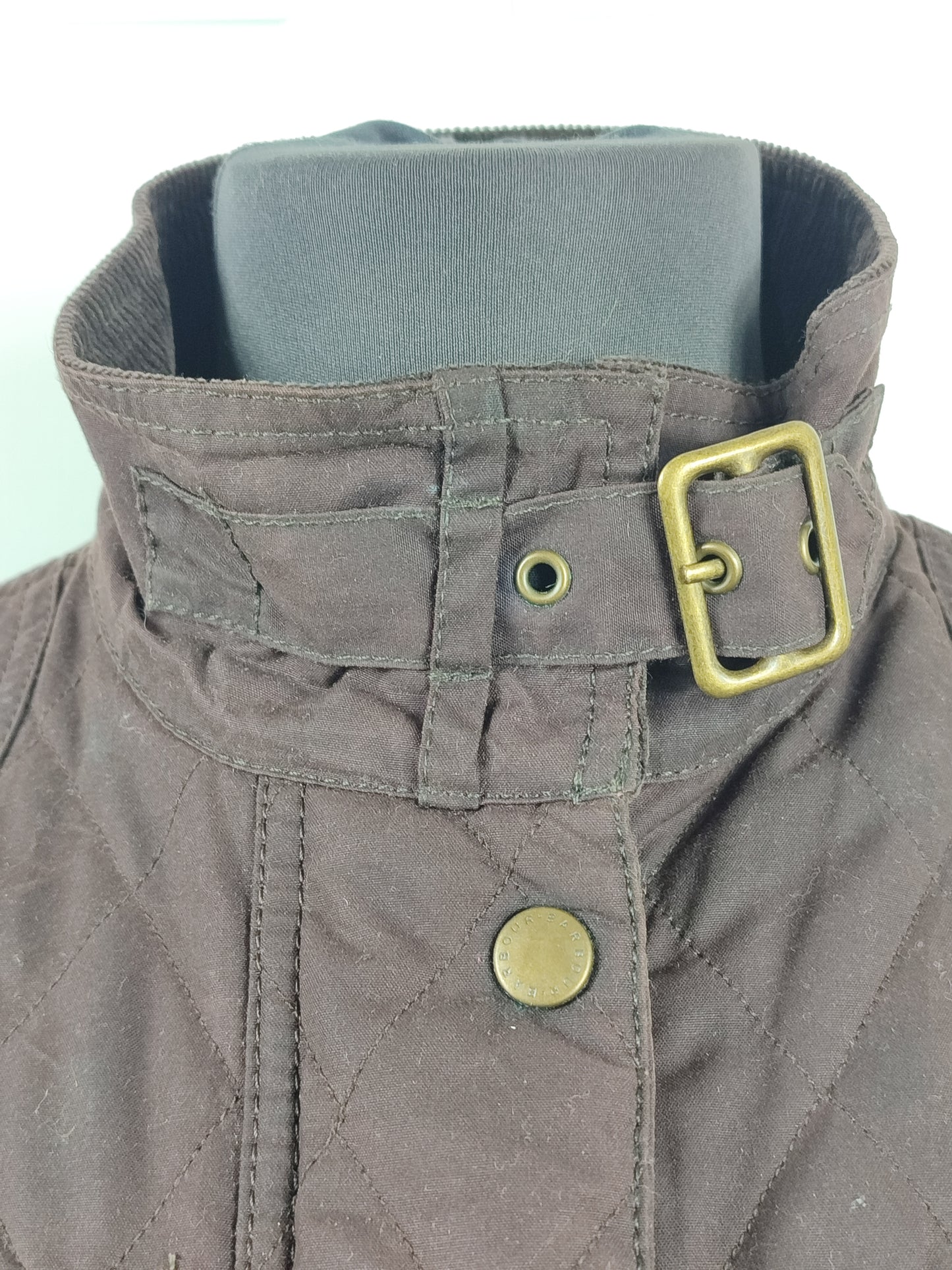 Giacca Barbour International Marrone Donna Medium UK14  -Lady International Brown UK14 Size M