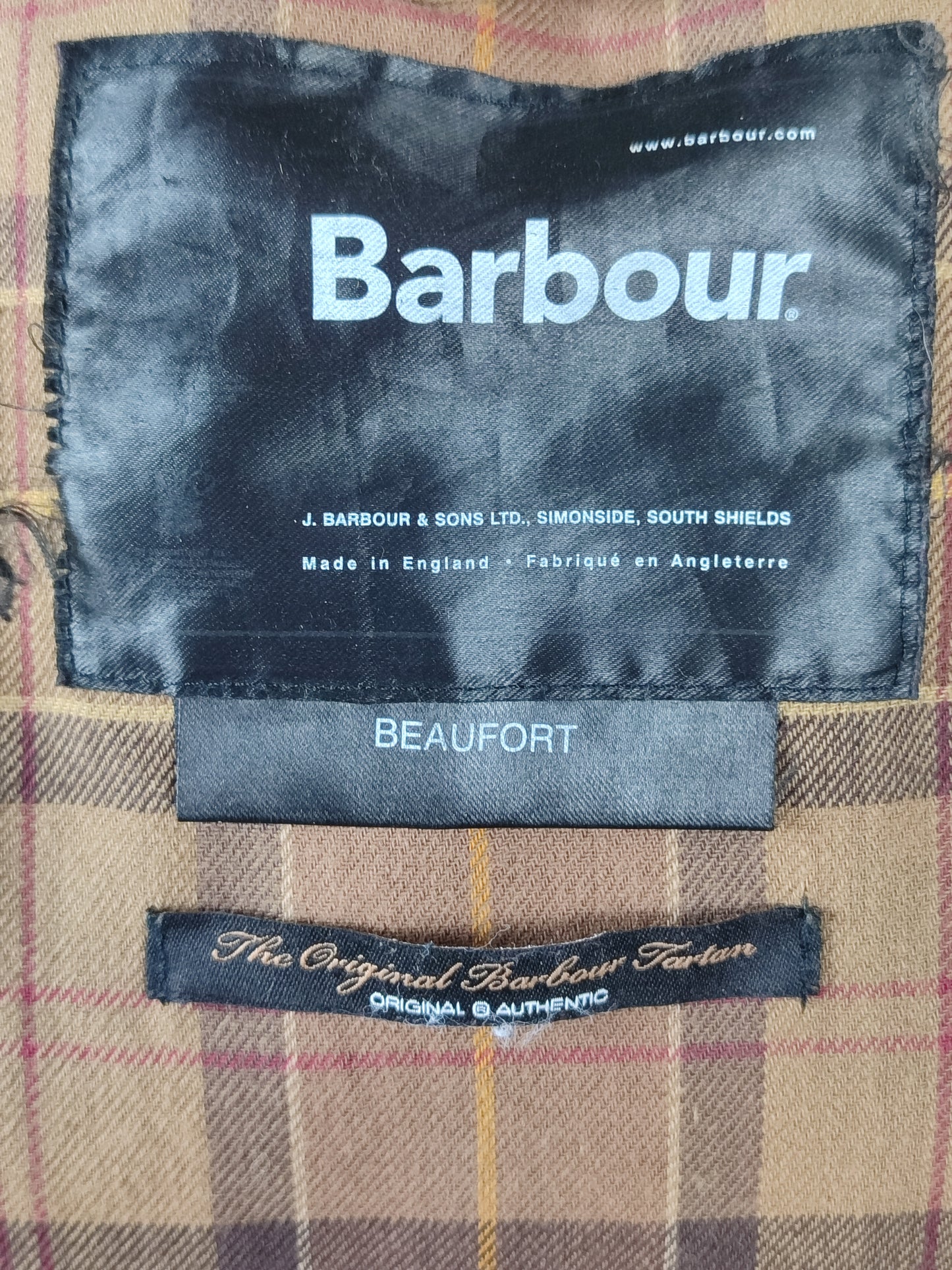 Barbour Giacca Beaufort vintage marrone C44/112cm - Brown Beaufort Waxed jacket large