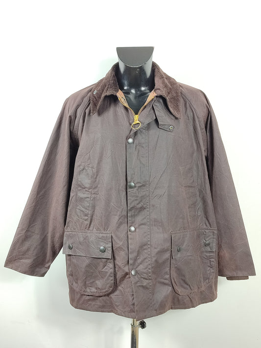 Barbour Bedale Uomo Vintage Marrone C44/112 cm Man Bedale waxed Brown jacket Size Large