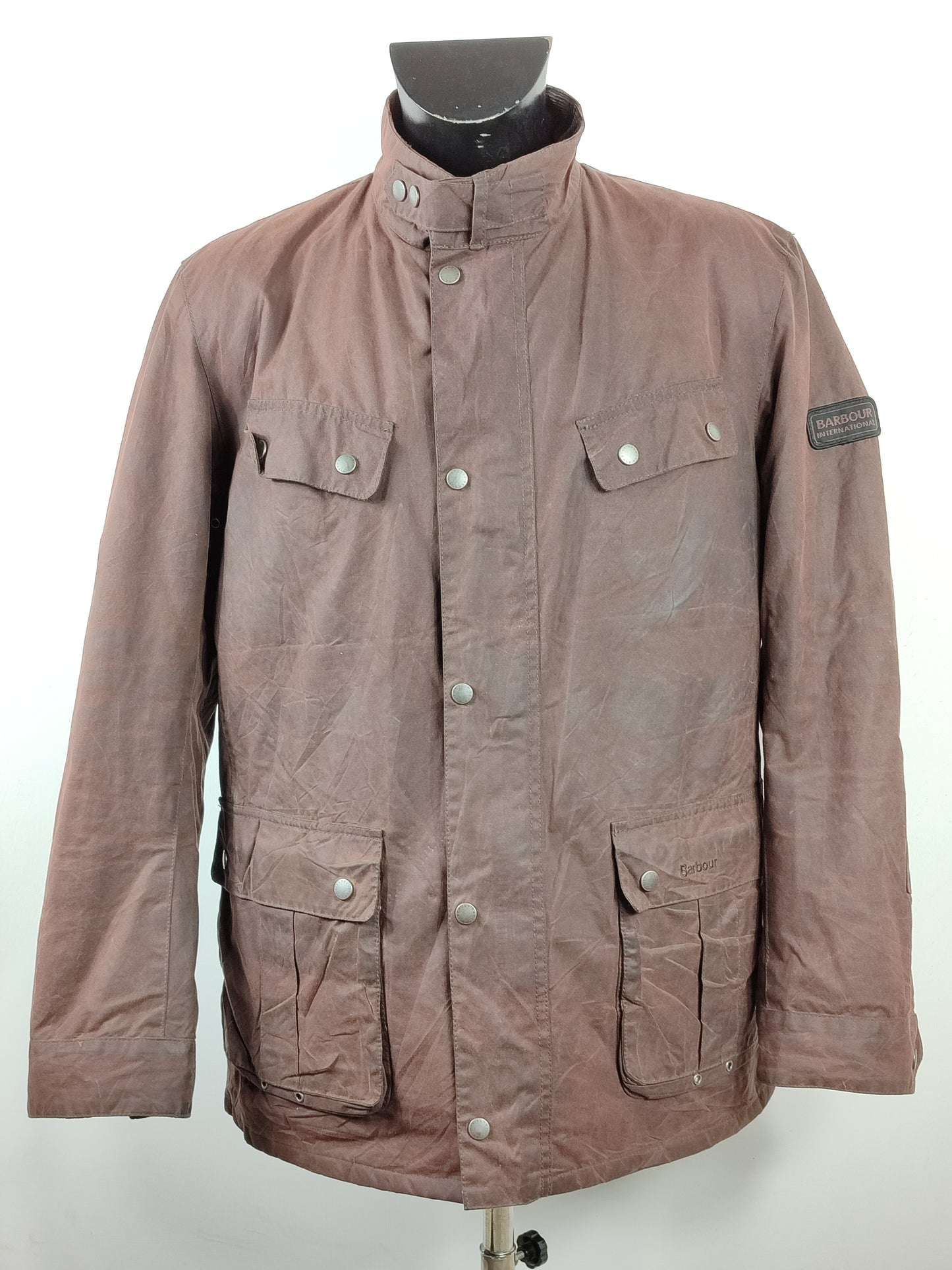 Giacca Barbour International Uomo Duke Marrone XL - Man Brown Duke wax Jacket Size XL