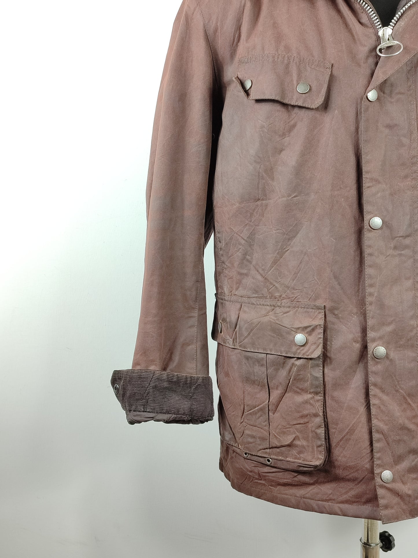 Giacca Barbour International Uomo Duke Marrone XL - Man Brown Duke wax Jacket Size XL