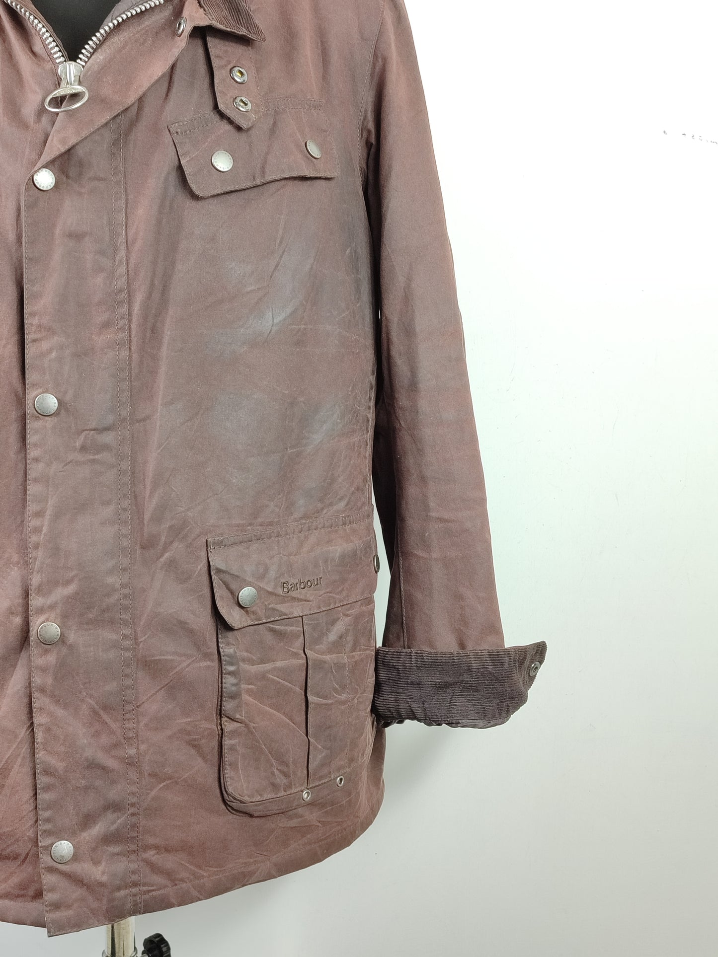 Giacca Barbour International Uomo Duke Marrone XL - Man Brown Duke wax Jacket Size XL