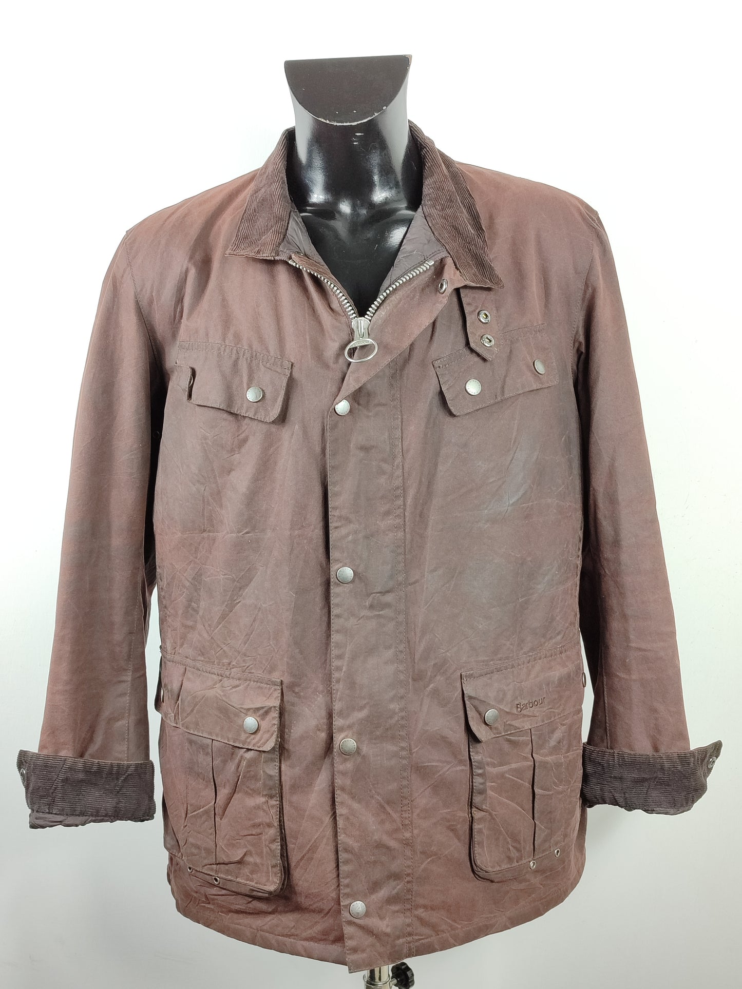 Giacca Barbour International Uomo Duke Marrone XL - Man Brown Duke wax Jacket Size XL