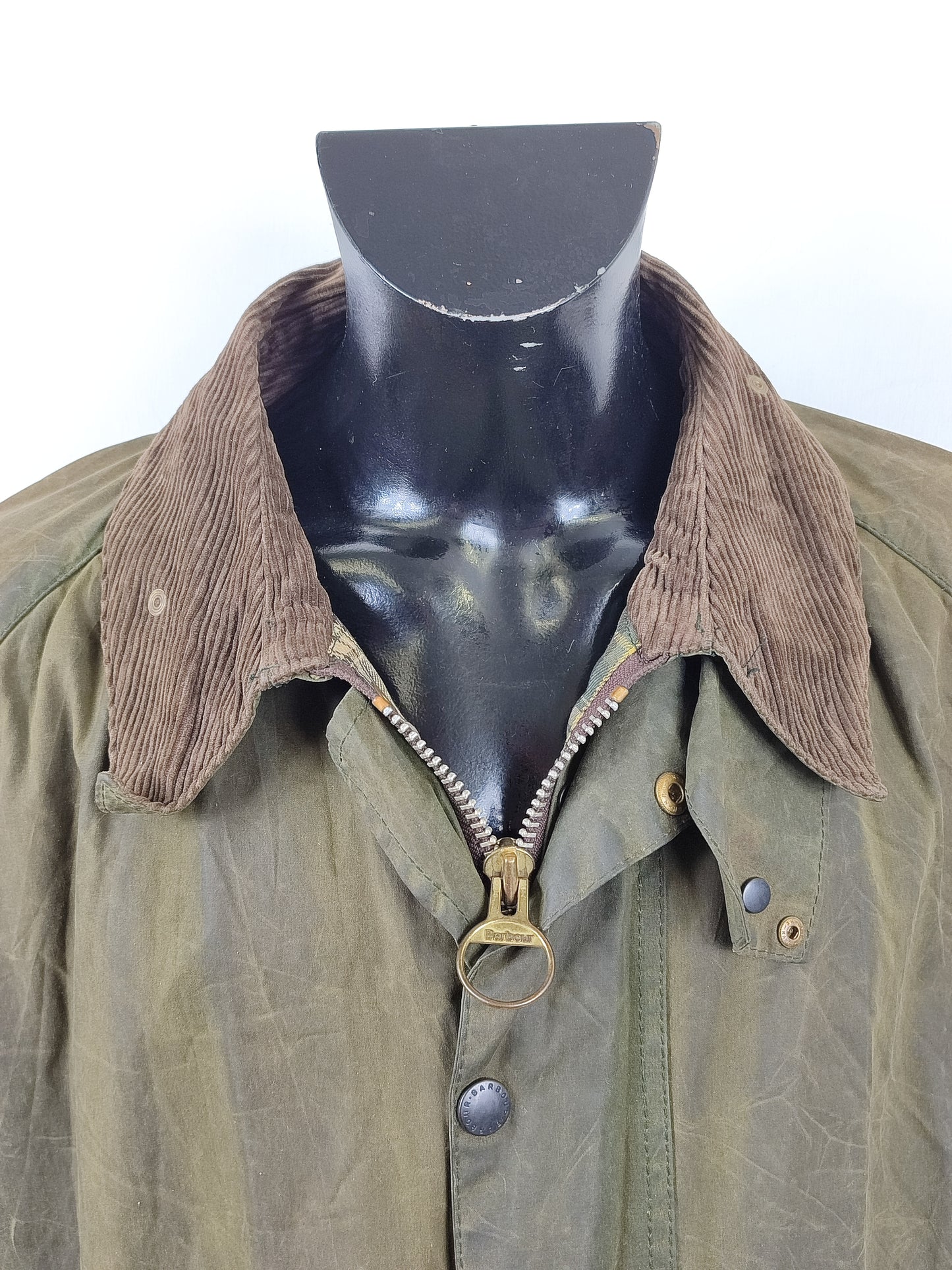 Barbour Gamefair Verde C52/132 cm Green Wax Vintage Gamefair Vintage Jacket  Size XXXL