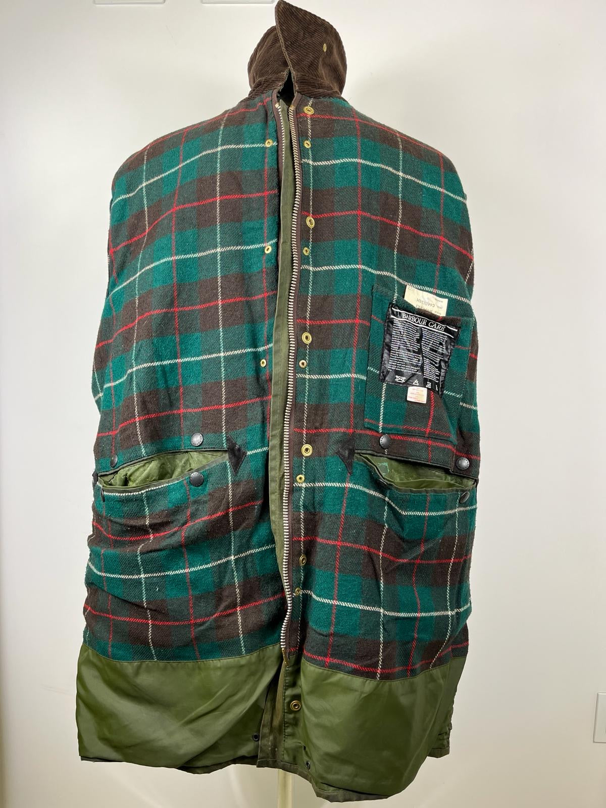 Giacca Barbour Vintage Northumbria verde C44/112cm-Vintage Northumbria Wax Jacket L/XL