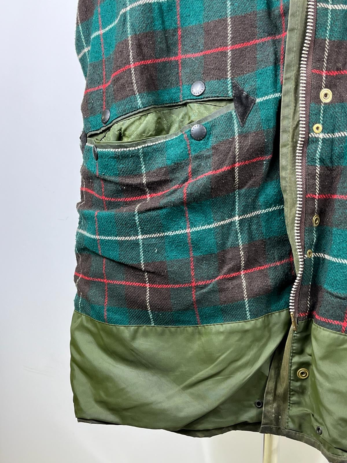 Giacca Barbour Vintage Northumbria C44/112cm-Green Northumbria Wax