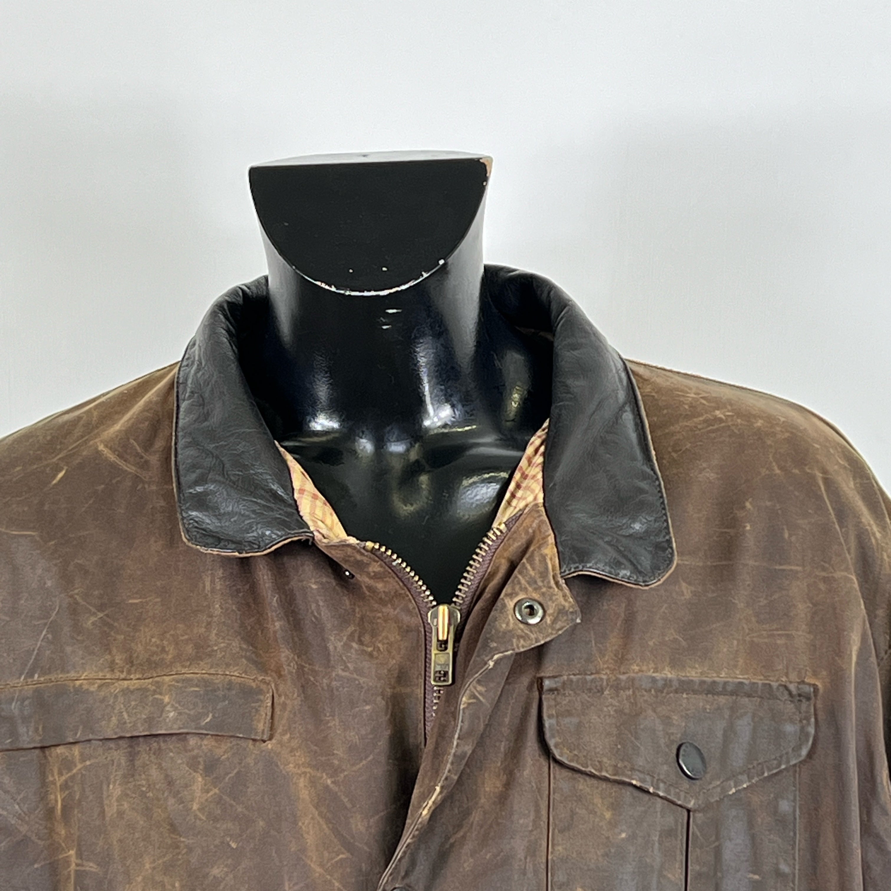 Barbour Giacca Uomo Bushman Marrone XLarge Man Wax Brown Jacket Size Shop In London