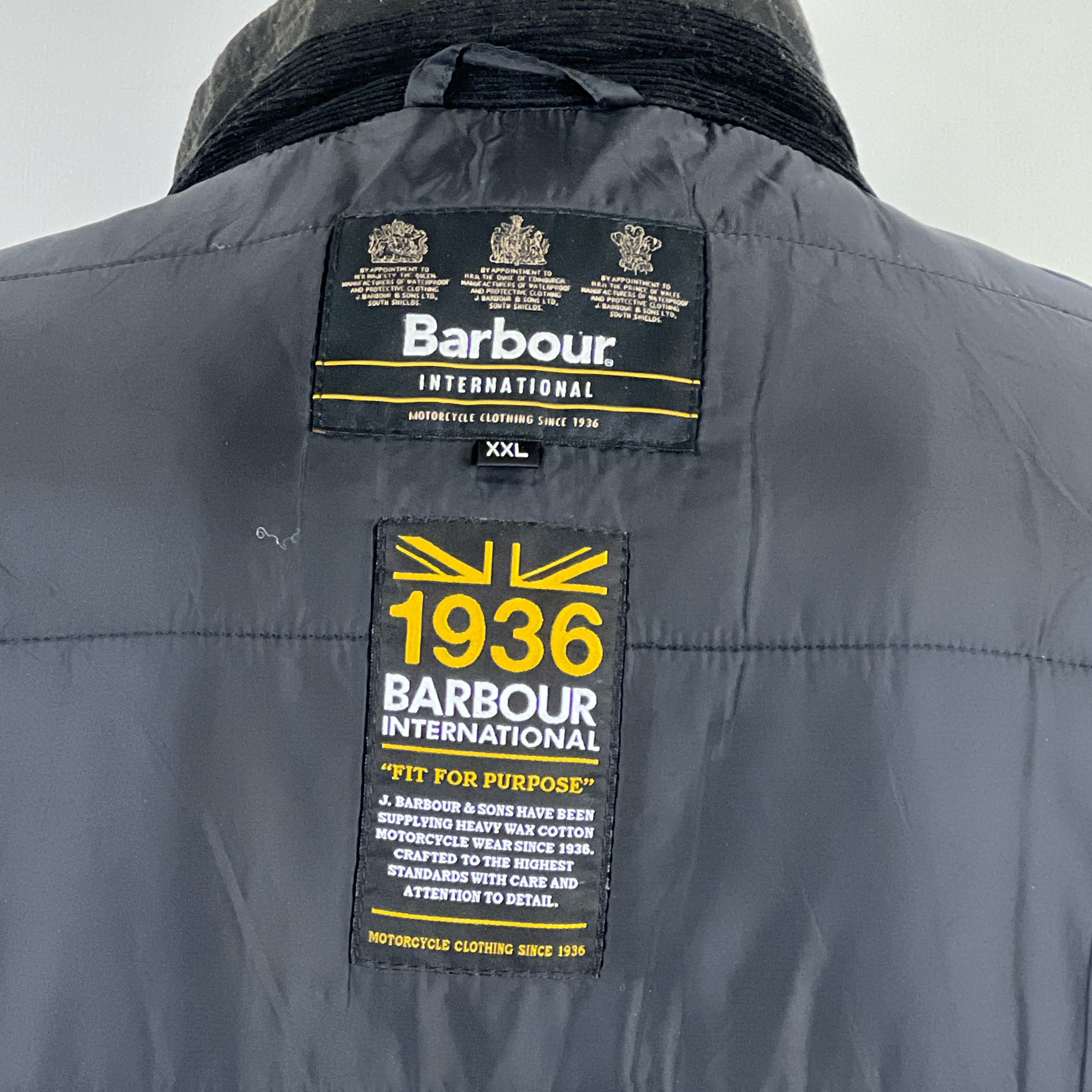 Barbour Giacca Uomo Nero cerato Crank XXLarge Man Wax Black Crank Jac Shop In London