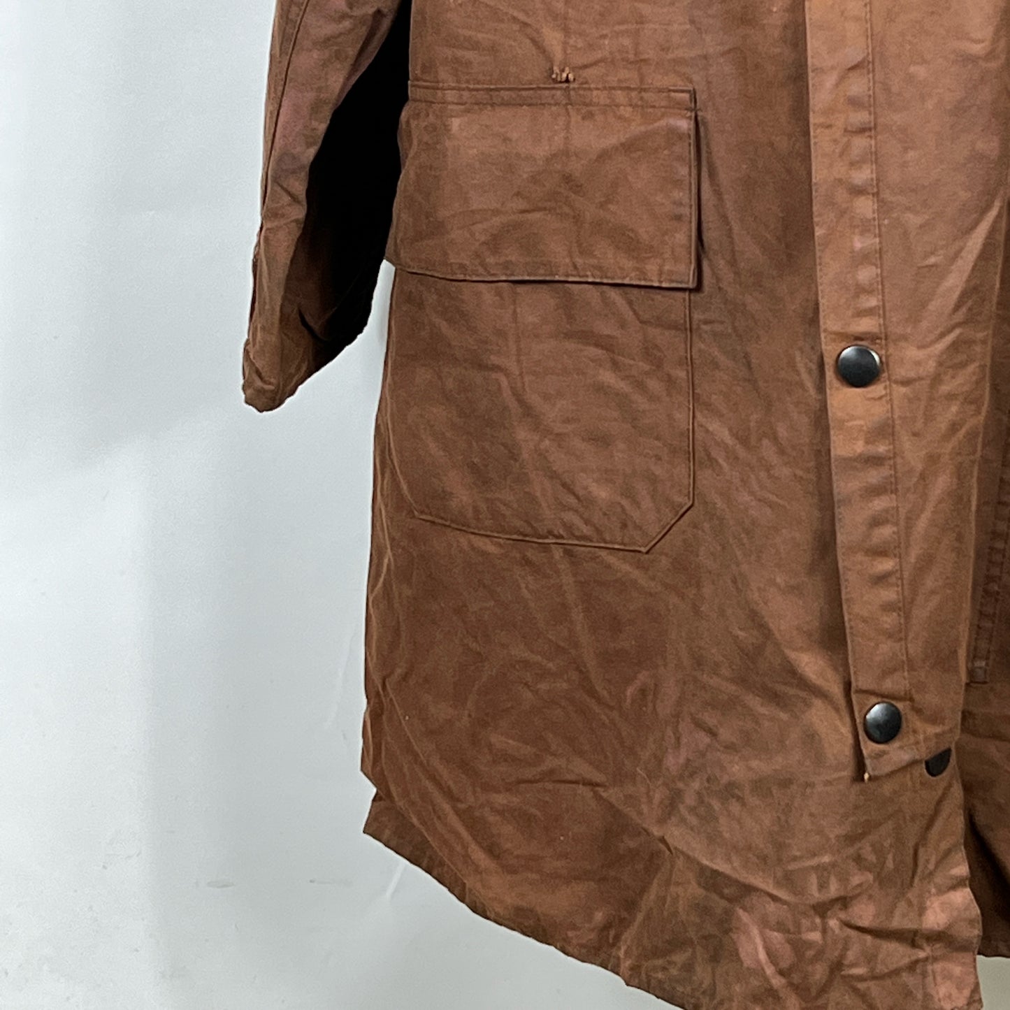 Raro Barbour Backhouse Marrone cerato C40/102cm - Brown Wax Backhouse Jacket size M