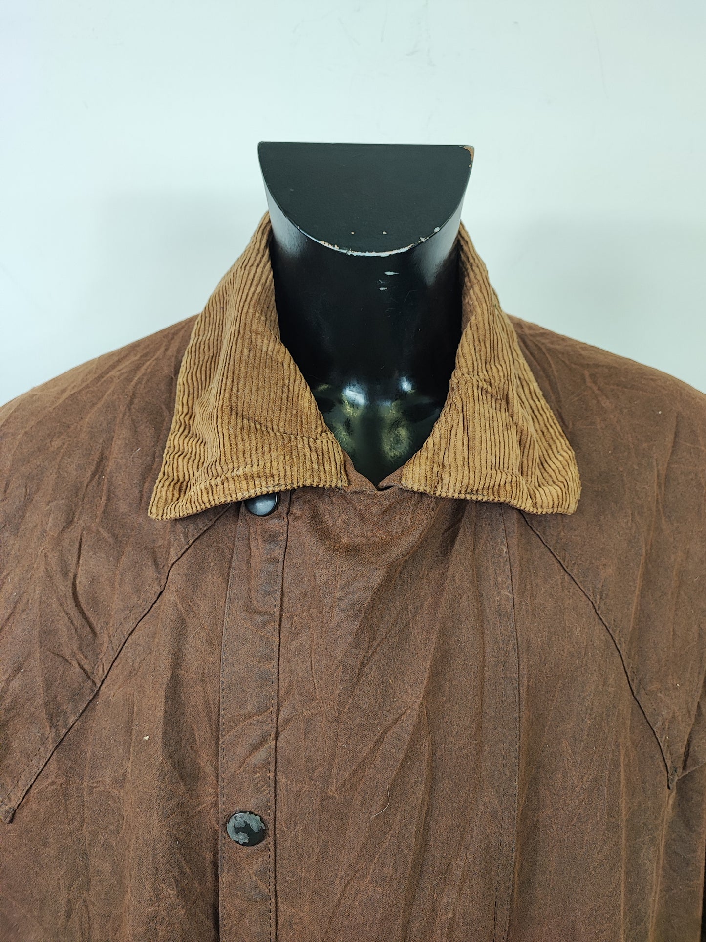 RARO Barbour Backhouse lungo marrone C44/112 cm XLarge Man Brown Long Coat XLarge