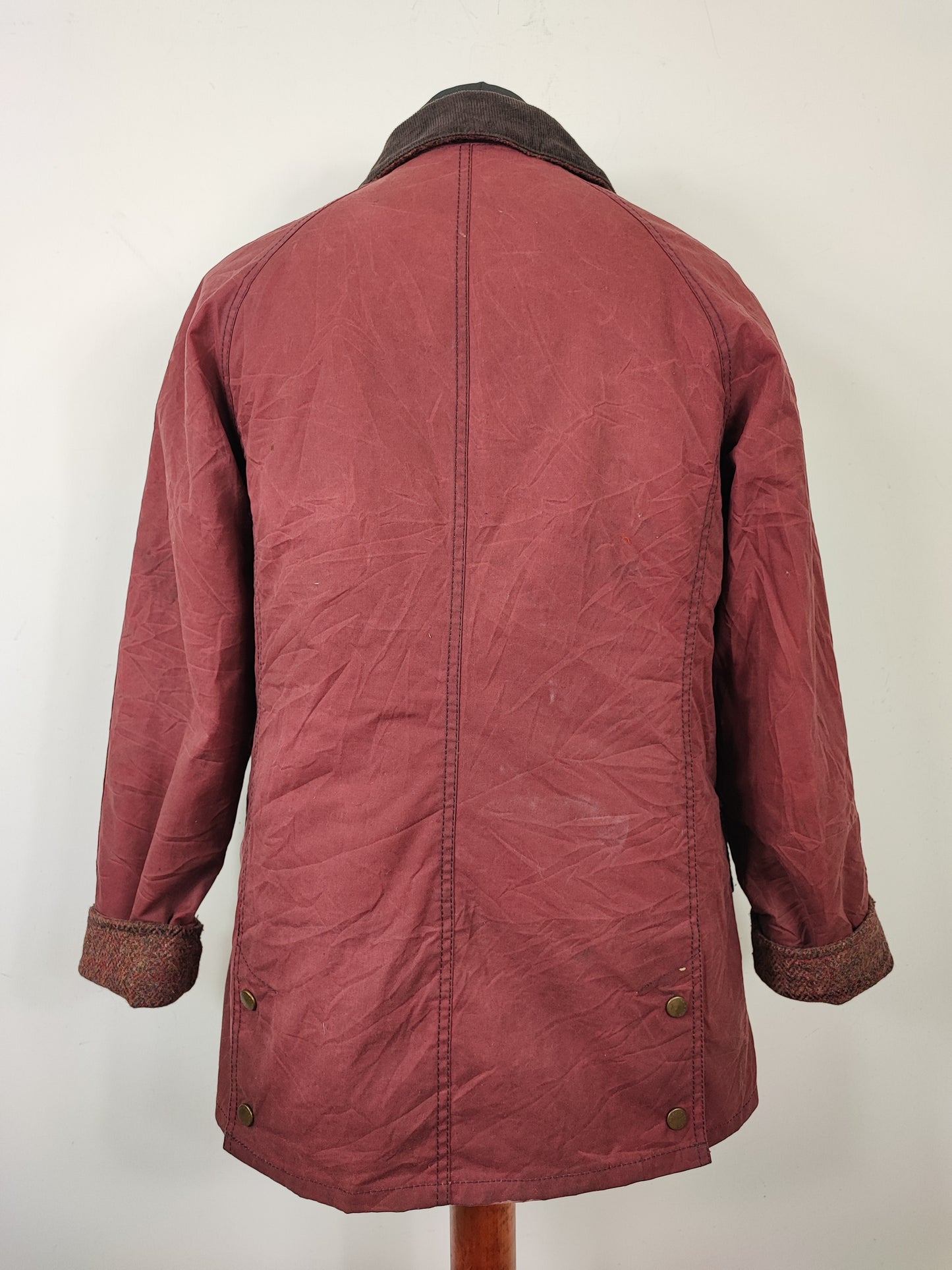 Giacca Barbour da donna cerata rossa Templates Uk10 Small -Lady Wax Templates Jacket size Uk10 S