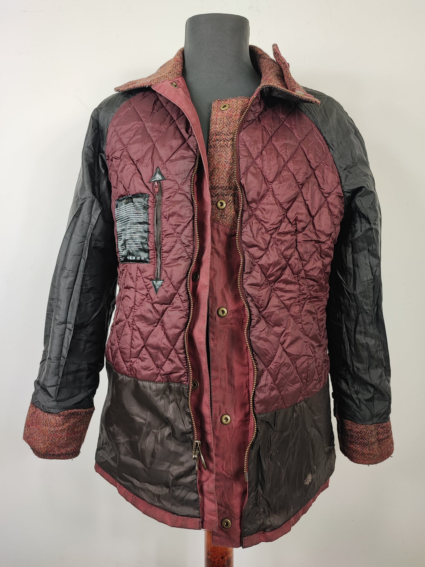 Giacca Barbour da donna cerata rossa Templates Uk10 Small -Lady Wax Templates Jacket size Uk10 S