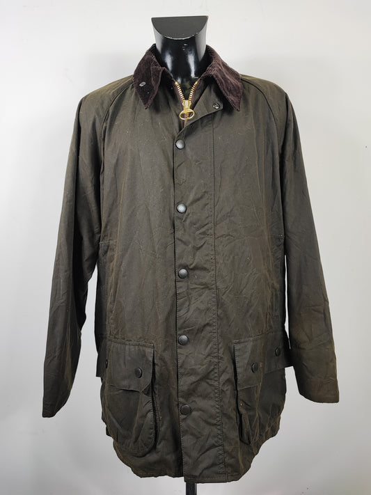 Barbour Giacca Beaufort verde recente XL C46/117cm - Man Olive Classic Beaufort Waxed jacket size XL