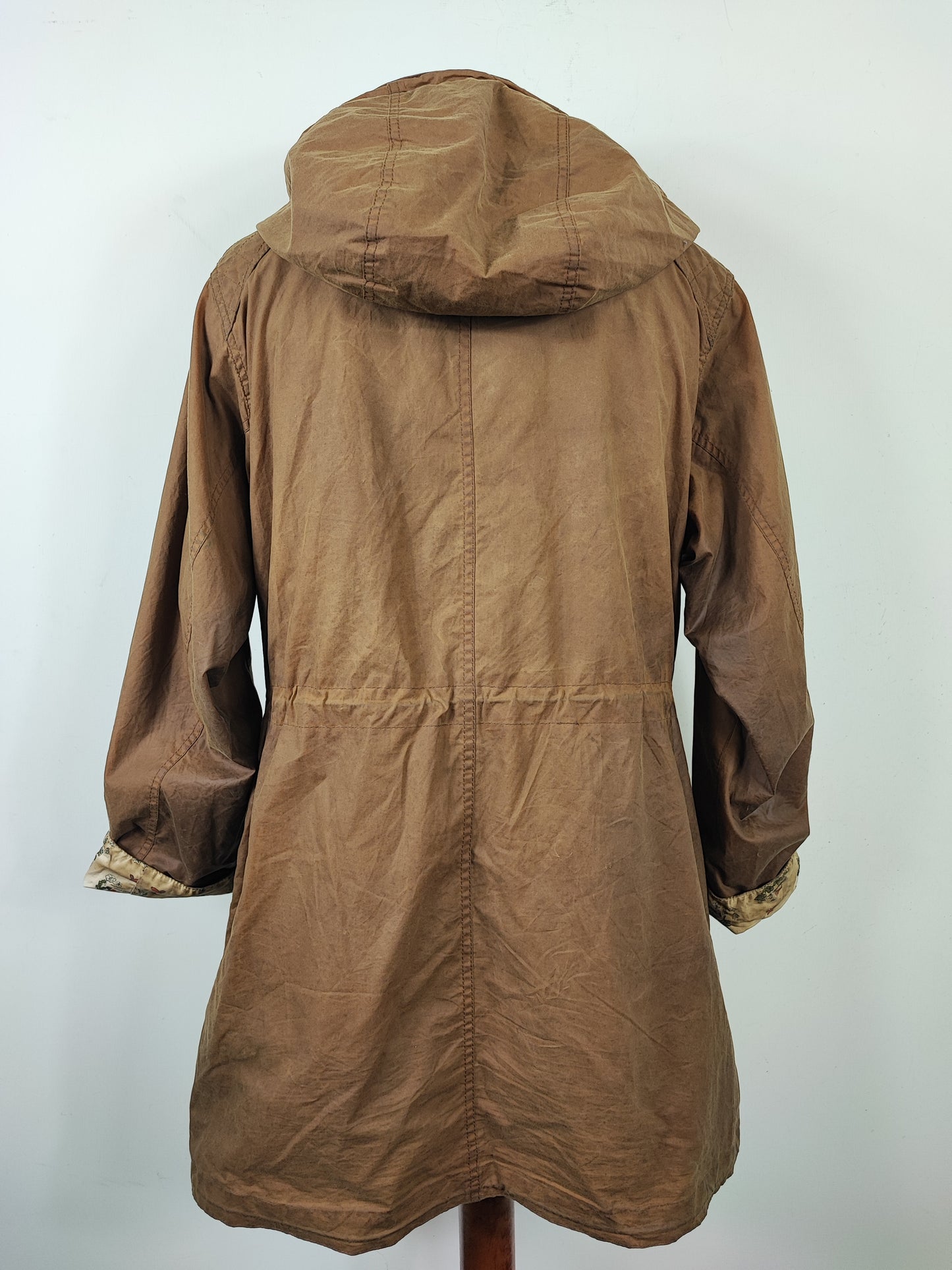 Giacca Parka Barbour donna Beige UK14 Medium Beige Lady Jacket with hood  Size UK14