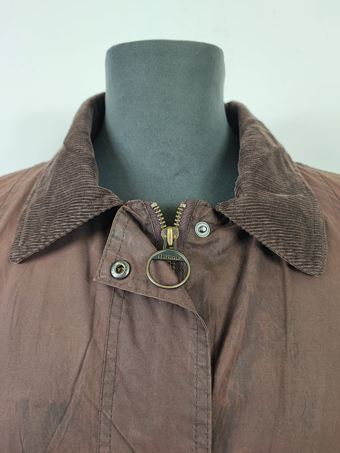 Giacca  Barbour donna Marrone UK14 Medium Brown Lady Wax Flyweight Jacket Size UK14