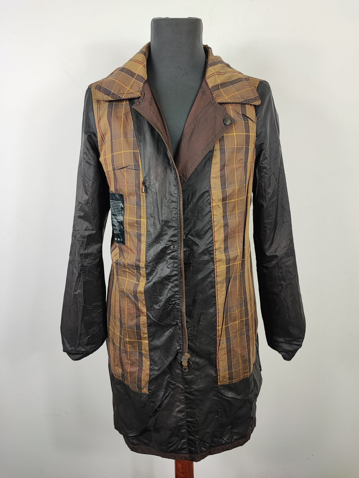 Giacca  Barbour donna Marrone UK14 Medium Brown Lady Wax Flyweight Jacket Size UK14