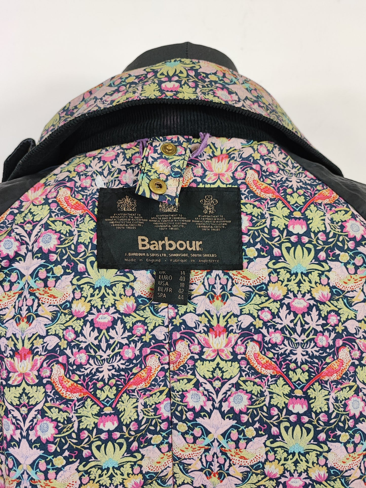 Giacca Barbour Liberty Beadnell blu UK14 medium - Navy Liberty Beadnell UK14 tg.44