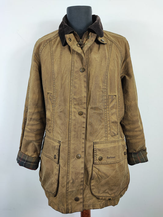 Giacca Barbour donna Beadnell Beige UK14  - Lady Wax Beadnell Jacket sand size UK14 Medium