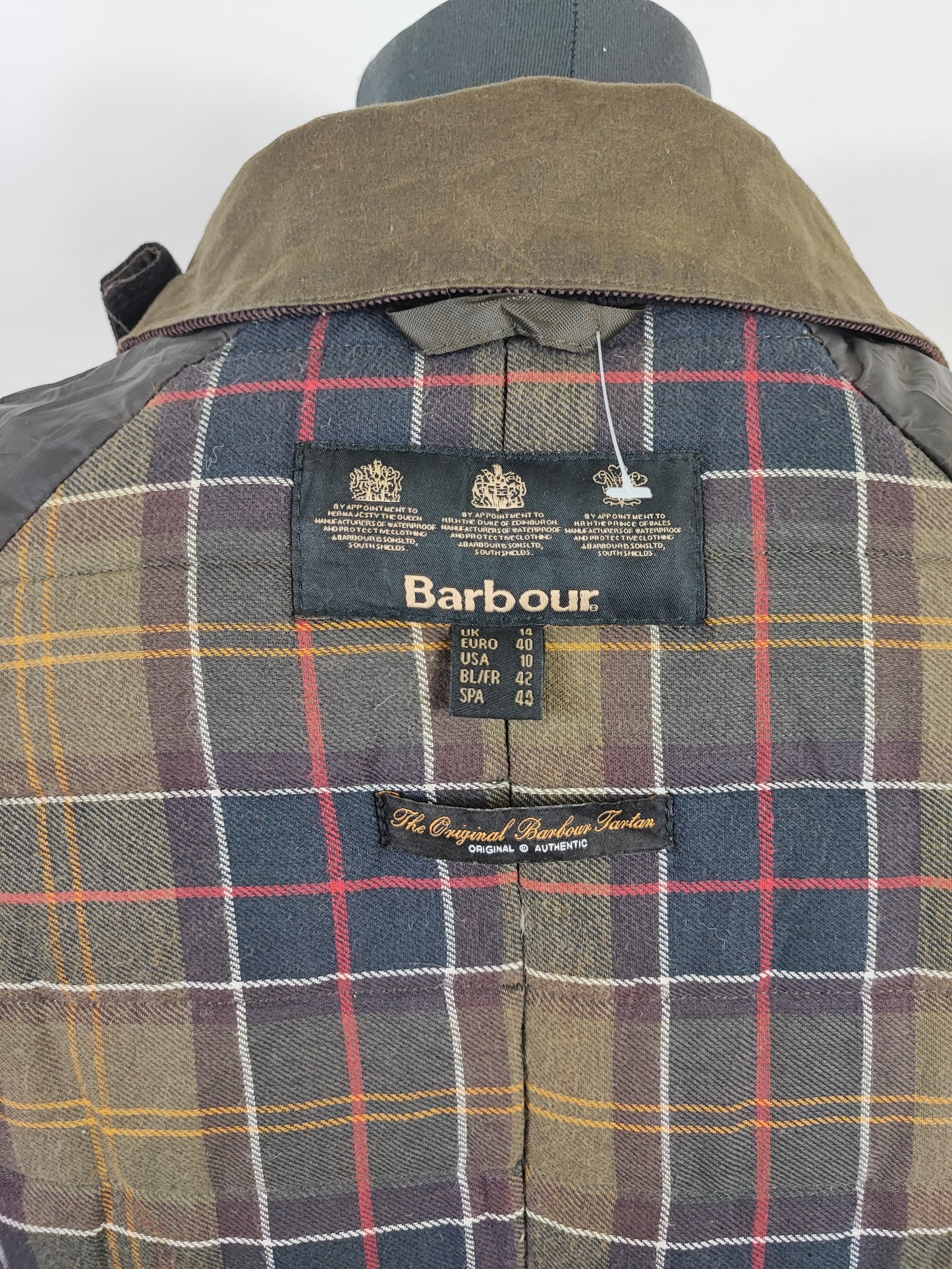 Giacca Barbour Bower Wax Jacket verde Uk14 tg.42/44 ita - Bower Wax Jacket Green size Uk14