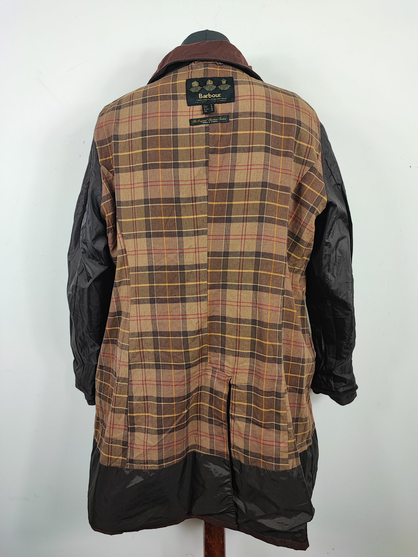 Trench Barbour marrone cerato Unisex tg.50 - Brown Georgina Wax Trench Jacket brown uk20