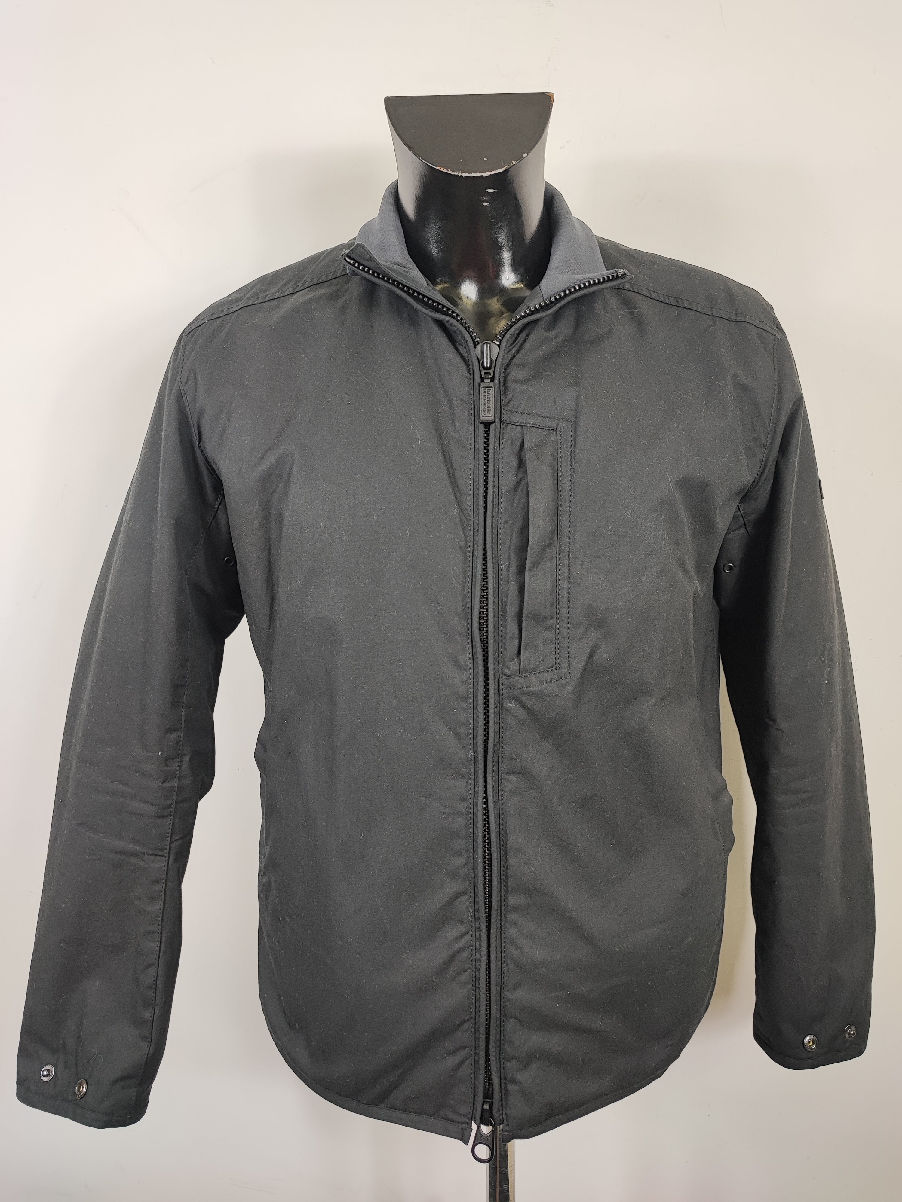 Barbour da Uomo Nero Small cerato Man Black waxed Darley Jacket Size S Shop In London