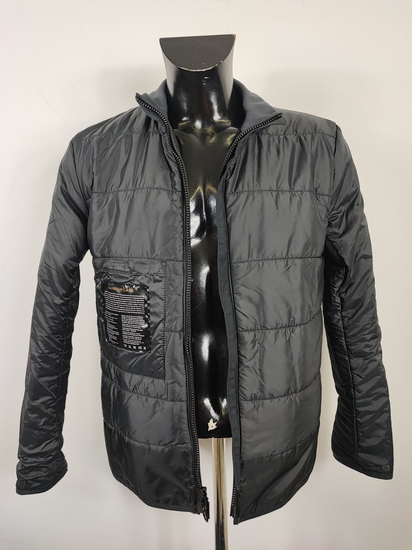 Barbour da Uomo Nero Small cerato Man Black waxed Darley Jacket Size Small