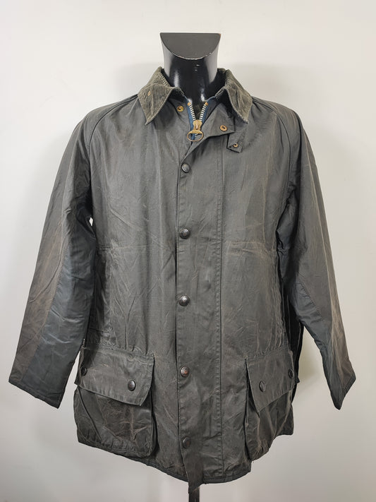 Barbour Giacca Beaufort vintage blu C42/107 cm - Navy Beaufort Waxed jacket size Large