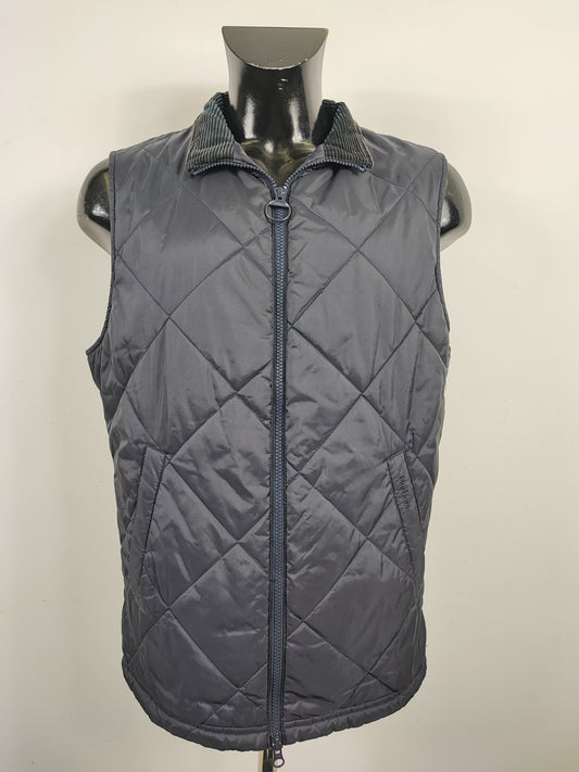 Gilet Barbour Uomo Finn blu Medium - Navy man Finn Waistcoat size Medium