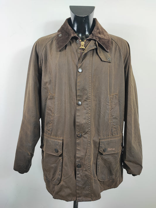 Barbour Giacca Bedale Uomo verde oliva C46/117cm Man Bedale Olive waxed jacket Size XL