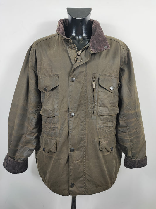 Barbour Giacca uomo verde Sapper Jacket XXL - Man Green Waxed Sapper Jacket Size XXL