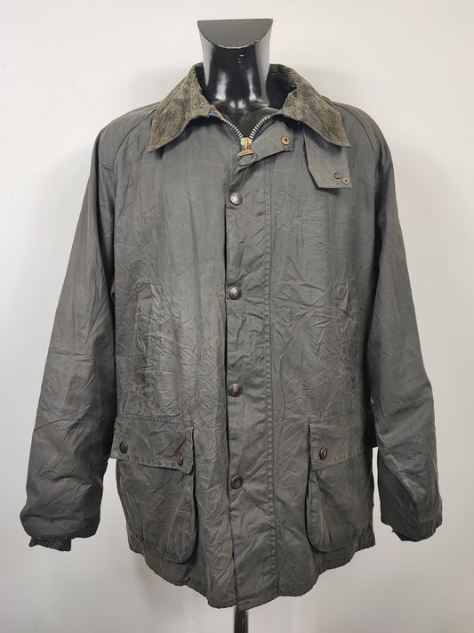 Barbour Giacca Bedale Uomo Blu Vintage C50/127 CM XXL Navy Waxed Bedale Vintage Jacket 2XL