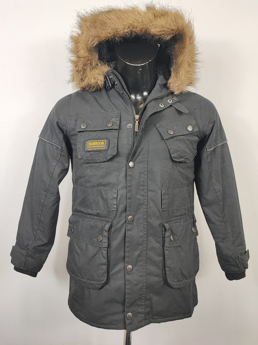 Giacca Barbour International nero da bambino/a Large - Kid Black International Parka size L