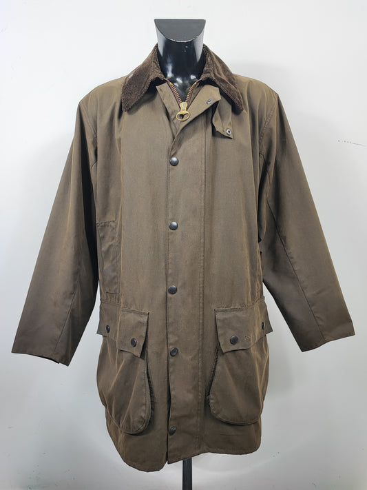 Giacca Barbour Northumbria verde oliva C42/102 cm-Man Olive Waxed Northumbria Jacket Large