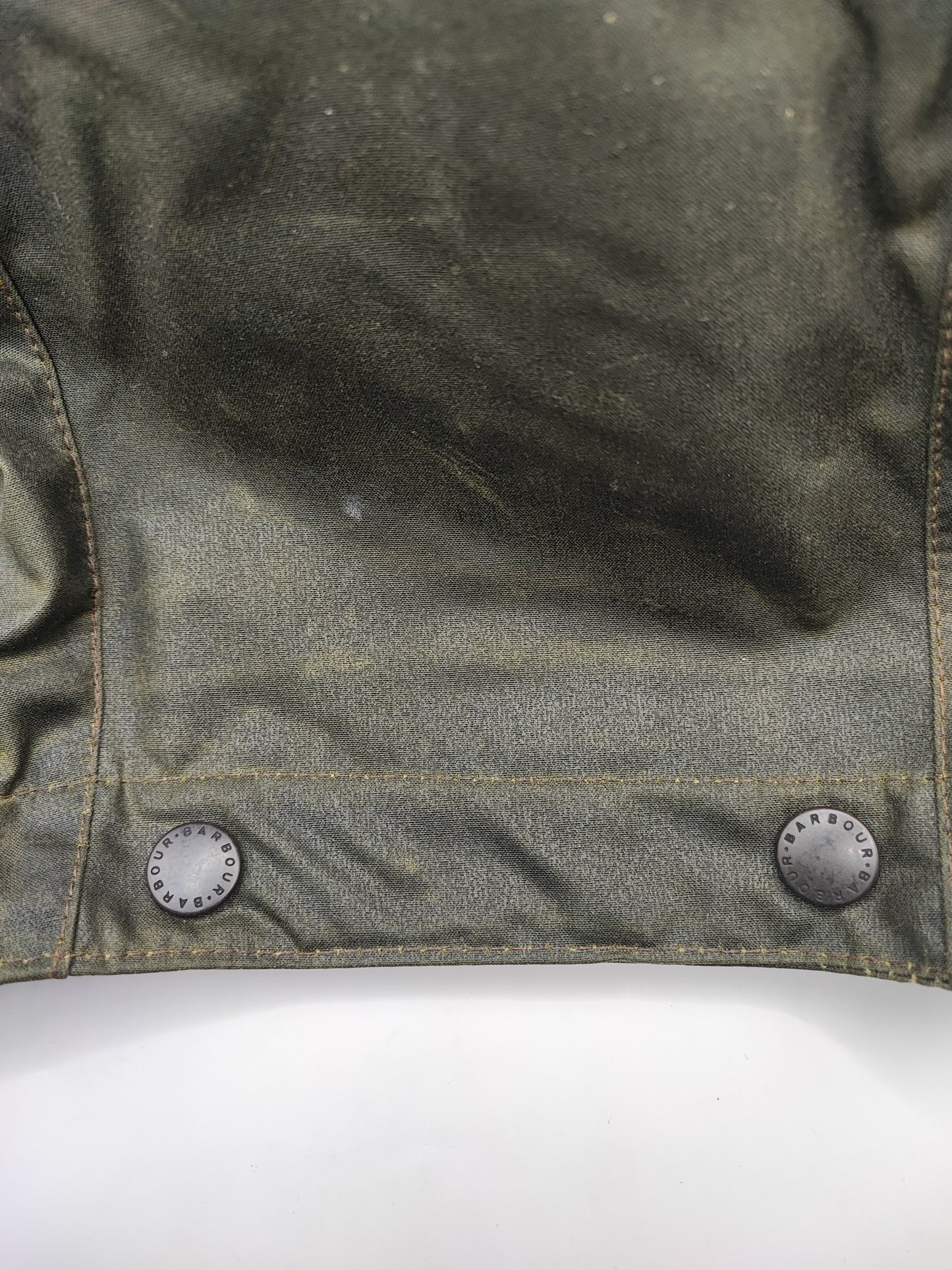 RARO Cappuccio Barbour vintage verde per Northumbria cerato Taglia Unica -Rare Northumbria Hood A411