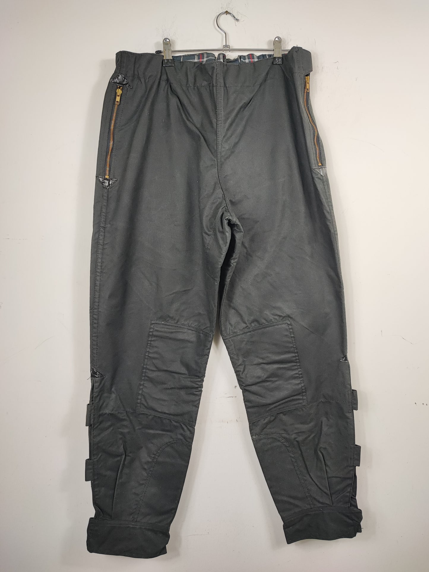 Pantaloni Barbour International cerati nero W42/107 cm Wax motorcycle black A8 trousers