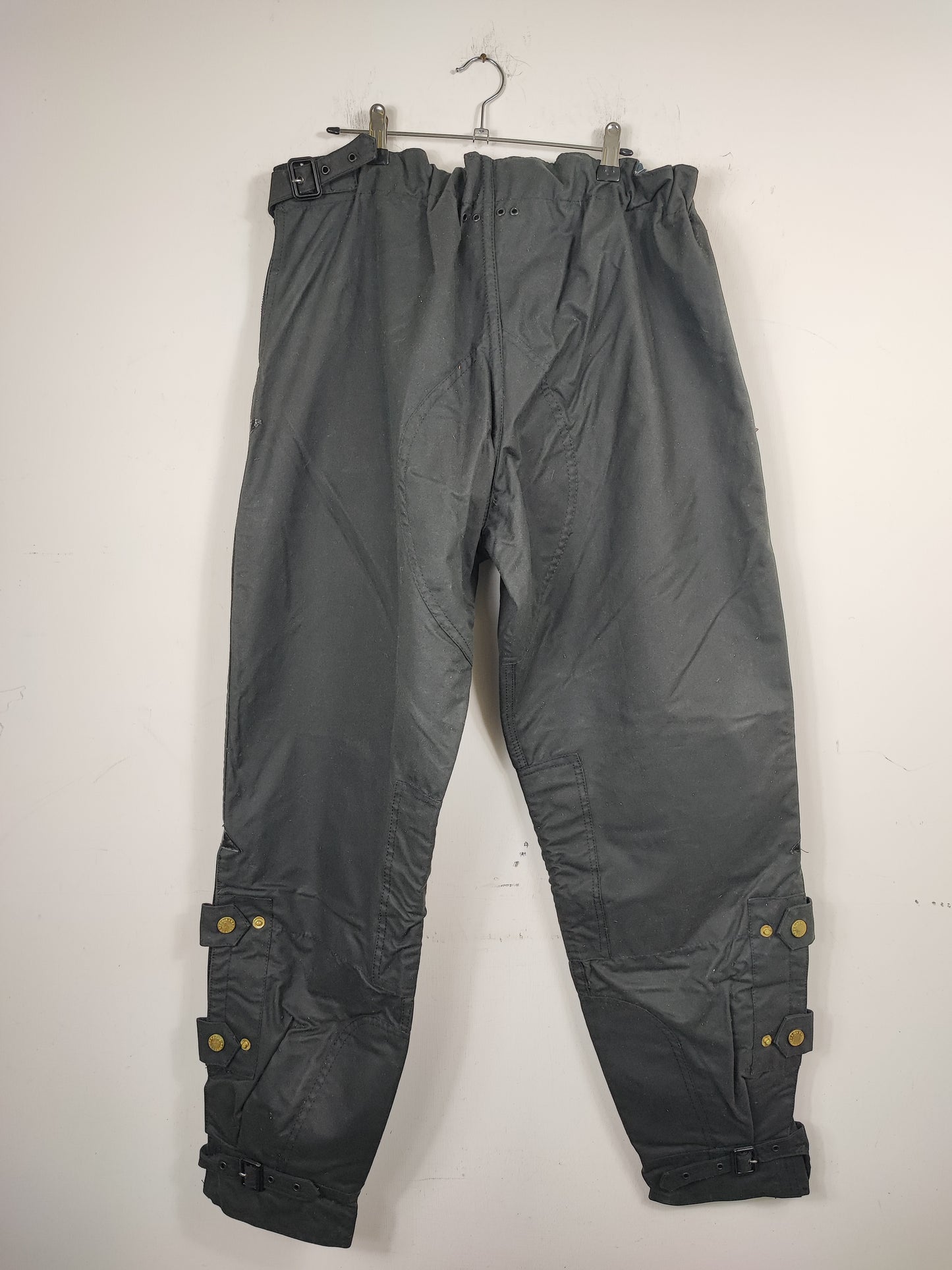 Pantaloni Barbour International cerati nero W42/107 cm Wax motorcycle black A8 trousers