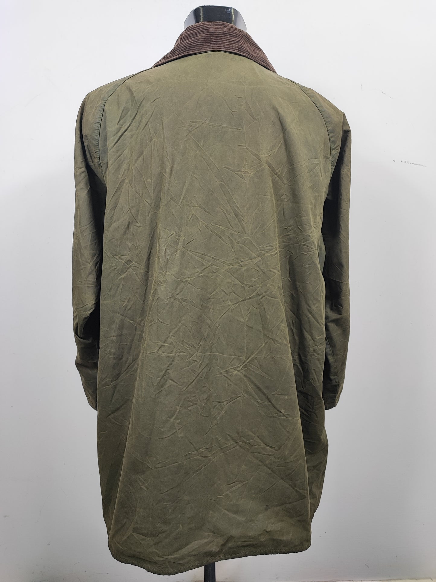 Barbour Gamefair Verde cerato C44/112 cm Man Vintage Green Wax Gamefair Jacket c44 Large