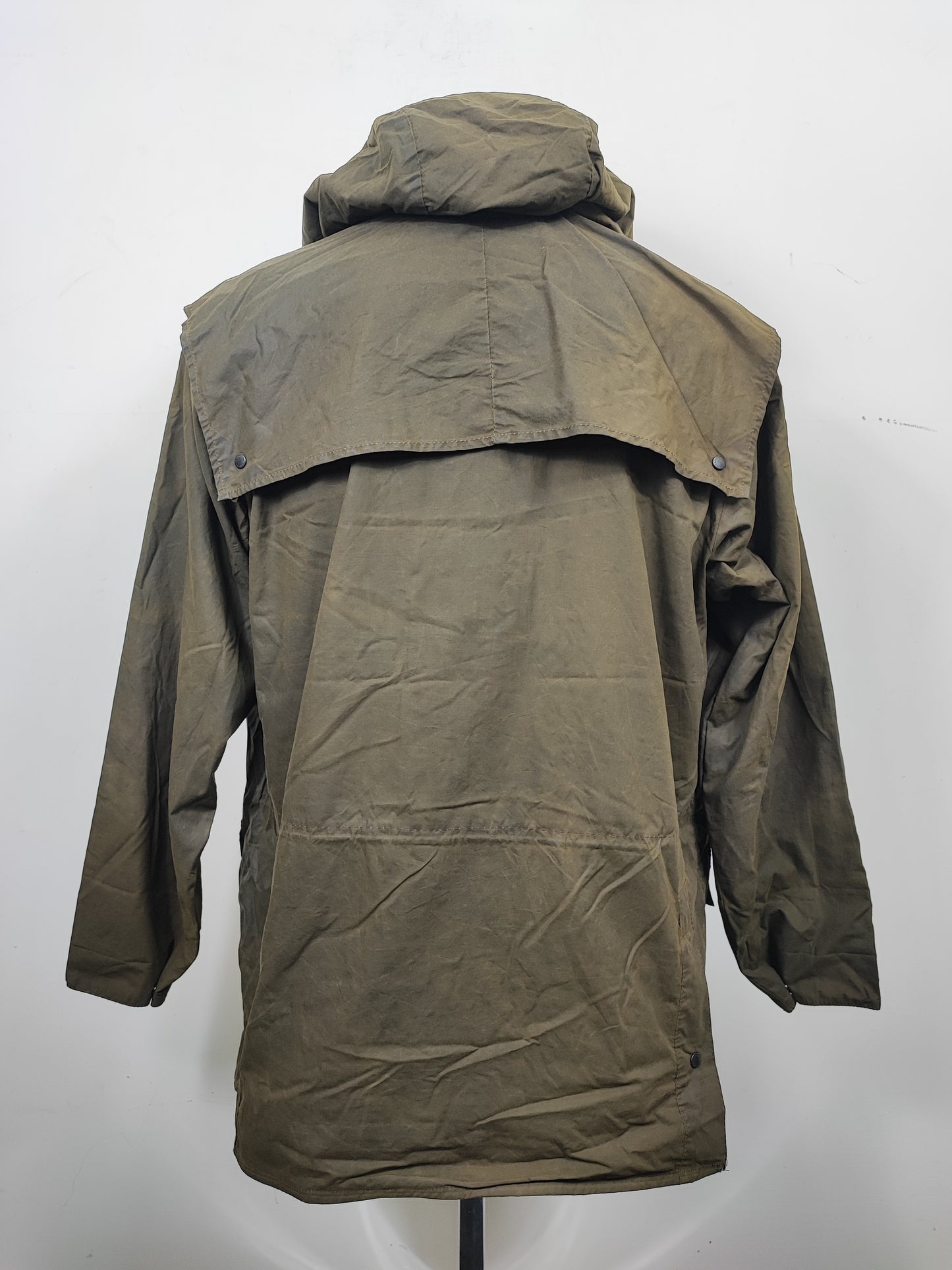 Barbour Classic Durham verde con cappuccio C40/102 cm Olive Hooded waxed durham Medium