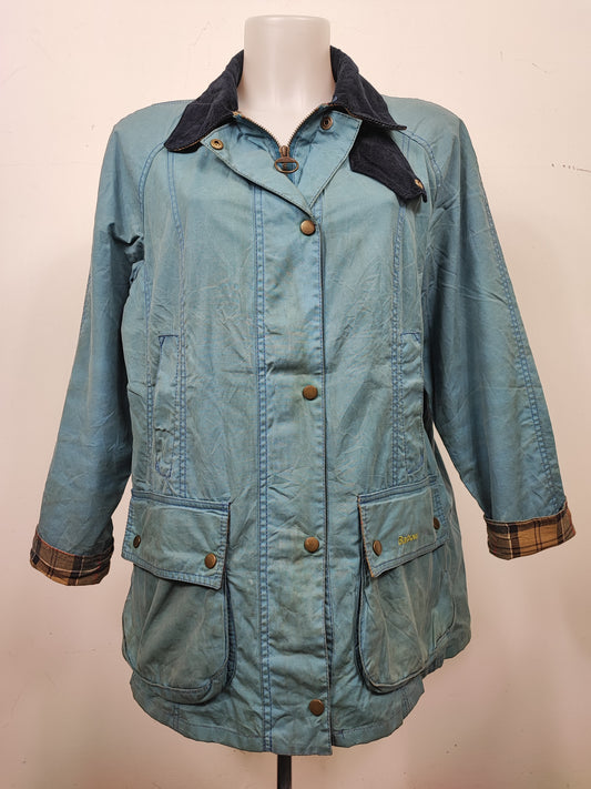 Giacca Barbour Donna Smu Beadnell azzurro UK16 - Blue Lady Smu Beadnell jacket size Uk16 Medium